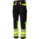 PATRON huomiohousut Luka Hi-Vis keltainen/musta LK1